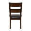 Ensemble de salle à manger classique 7 pièces avec table en bois, rallonge et 6 chaises rembourrées en similicuir-694648116