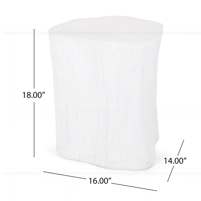 Outdoor Lightweight Concrete Side Table