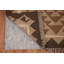 Tapis géométrique réversible en laine Kilim 3 x 7
