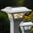 Low Voltage Integrated LED Fence Post Cap Light 2.5 In. X 2.5 In. with Base Adapter Included-98834125