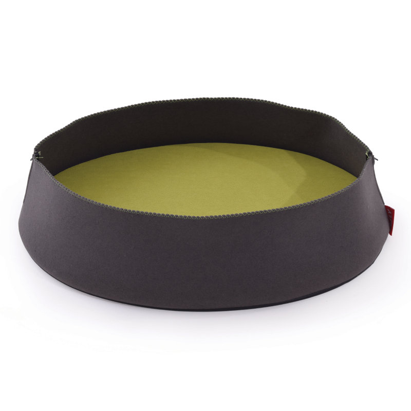 Orthopedic Microfibre Pet Bed, Green