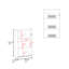 Pharmacie avec miroir inclus Parks, noir-854629869