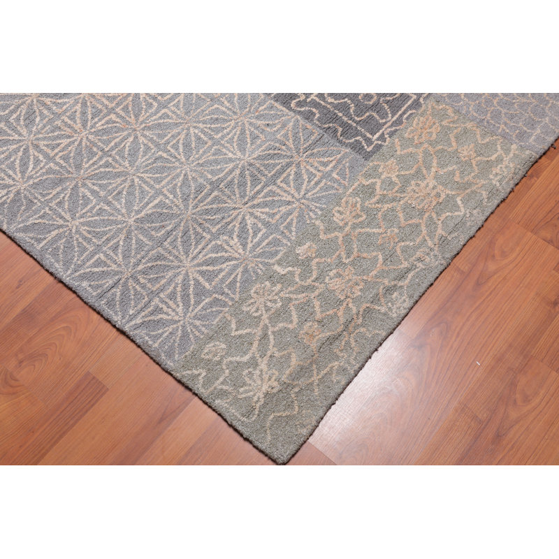 Tapis beige en laine touffeté à la main Stanwich