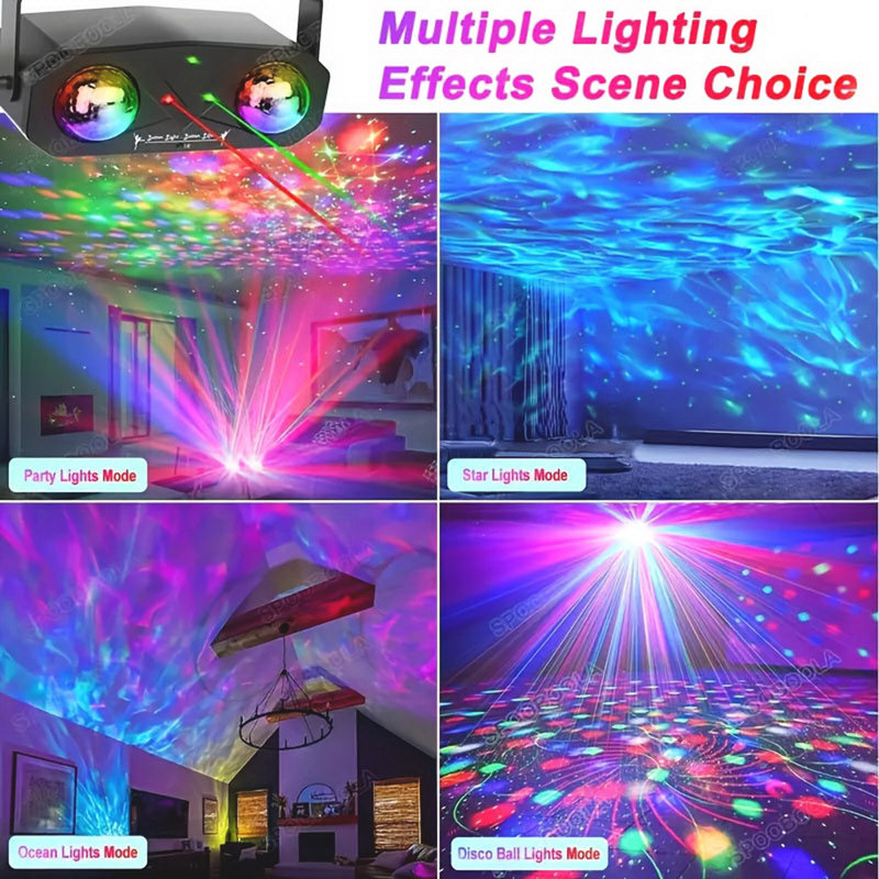 Solar Powered Disco Light – Rotating RGB LED Garden Party Light, Rechargeable 1800mAh, Wireless For Outdoor Events & Night Gatherings