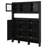 3-Tier Shoe Cabinet With 6 Flip Drawers And Storage Shelf, Entryway Hall Tree With Tempered Glass Doors And 4 Hooks-1930658939
