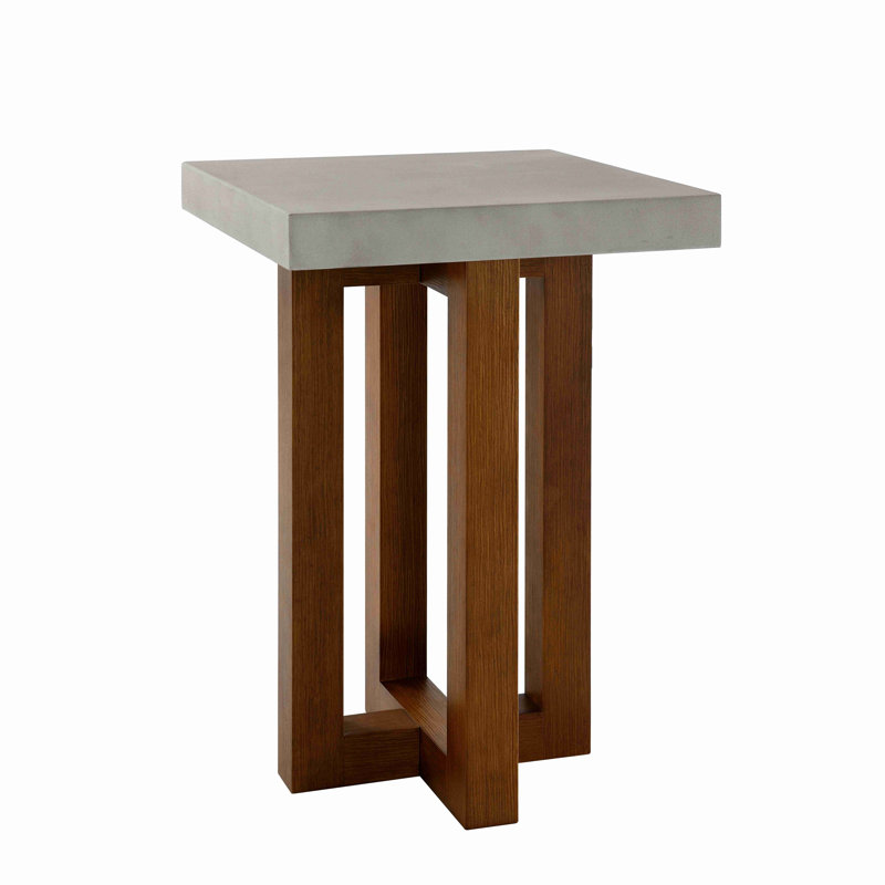 Table de bout en faux béton