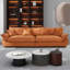 Canapé en velours 3 places avec rangement - Canapé de style voile moderne avec dossier amovible, sièges profonds et coussins décoratifs, compartiment de rangement peu encombrant pour le salon-614641516