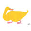 Yellow Duck - Painting on Canvas-800986830