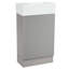 18.6" Bathroom Vanity With Sink, Bathroom Vanity Cabinet With 2-Tier Shelf, Left Or Right Orientation-1310218704