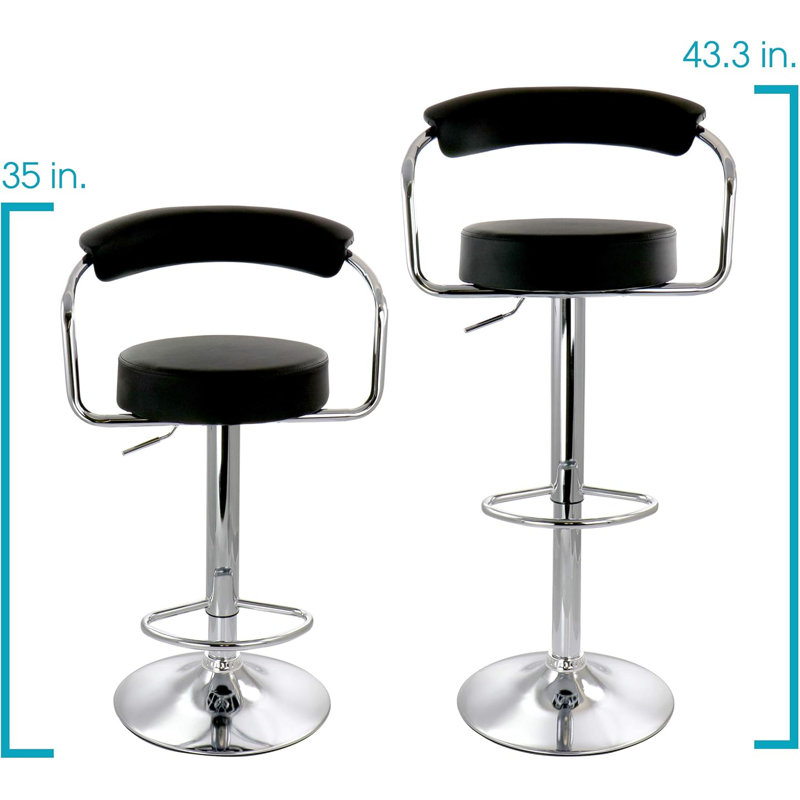 Tabouret de bar 2 pièces Elama