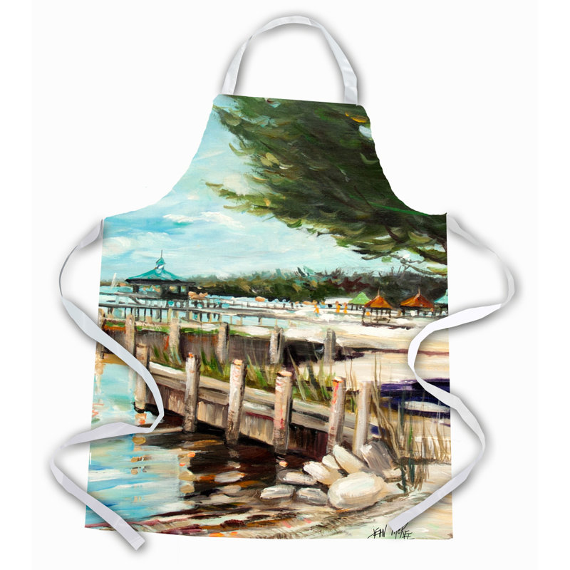 No Pattern Bib Apron