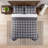 Serta Simply Clean Alex Buffalo Check Plaid Antimicrobial 7-Piece Complete Bedding Set With Sheets-70051286-70051287