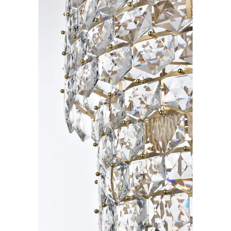 Lustre 30 pouces Cinda , Or satiné