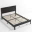 Meubles rustiques de style ferme, format Queen, structure robuste, conception silencieuse, rangement sous le lit, montage facile