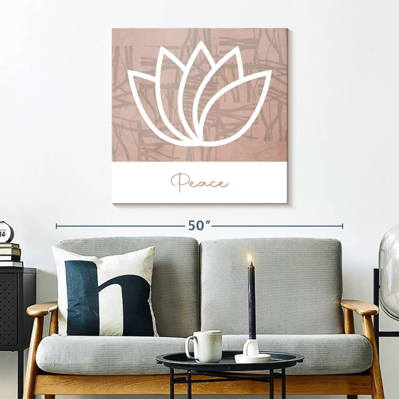 Peace Lotus, 30" H x 30" W