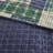 3 Piece Reversible Printed Quilt Set Green / Navy