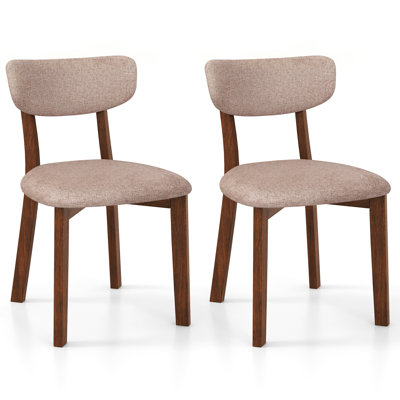 19'' H Linen Upholstered Side Chair