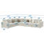 Canapé modulaire 6 pièces Ritzy
