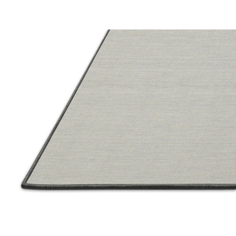 Tapis contemporain gris, Rectangle 5 pi x 7 pi