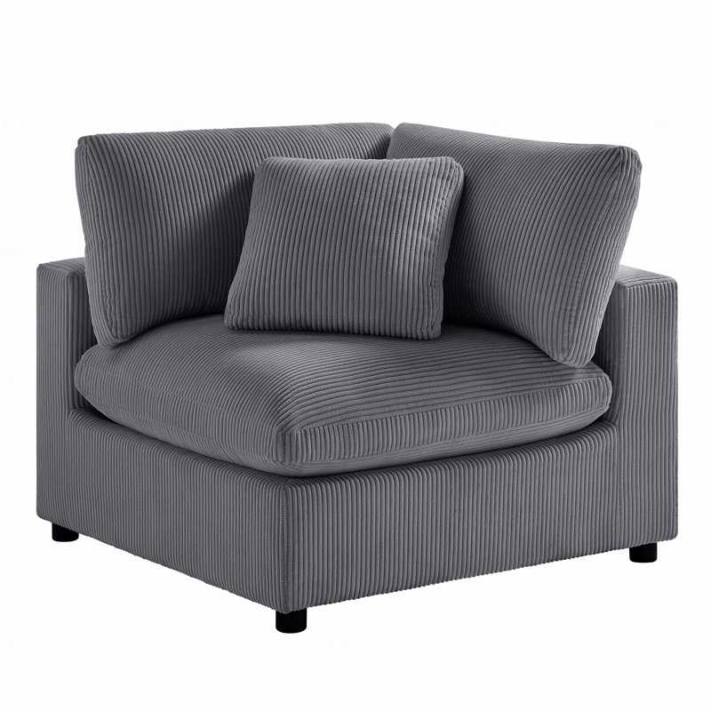 Coin d'angle, Gris foncé