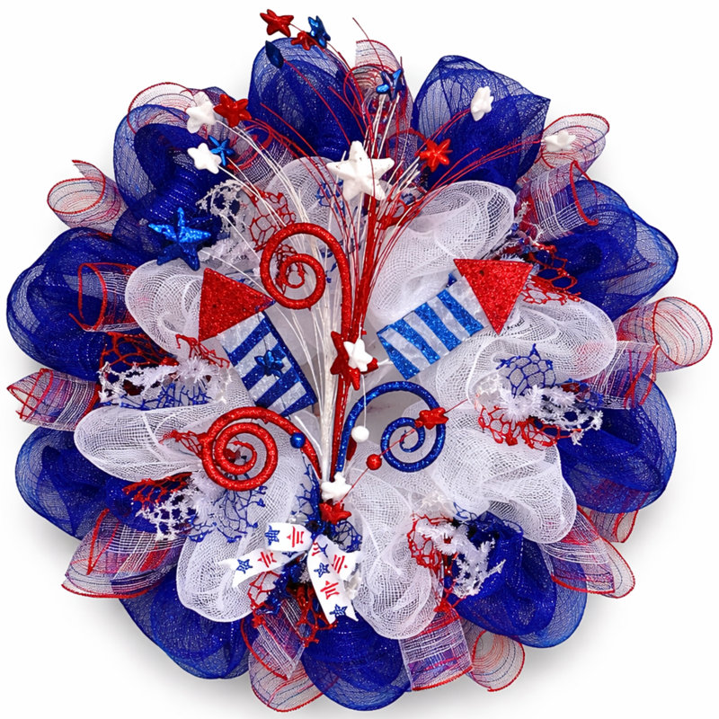 Couronne patriotique, fusées célestes en vol