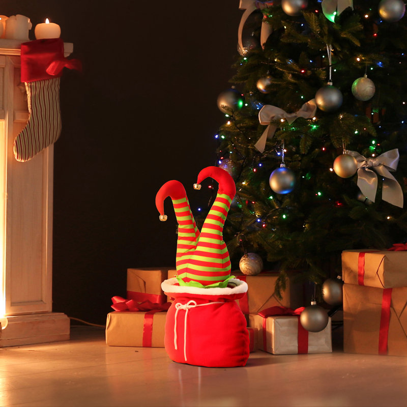 17" Animated Kicker in Bag - Elf