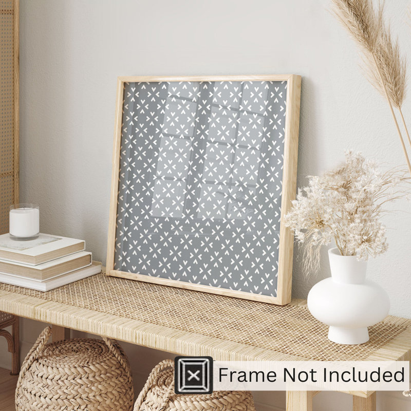 Abstract Pattern II Modern Unframed Art Print
