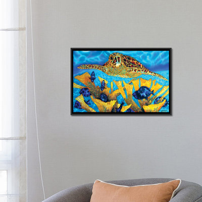 Hawksbill & Tangs par Daniel Jean-Baptiste - reproduction d'art