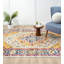 Athena Modern Living Room Area Rug – Cut Pile Weaving - Jute Backing- Floral - Traditional Design Low Pile Rug, Multi Coloured,-429730425