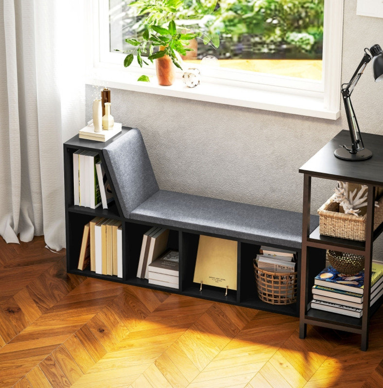 60.01 cm H x 108.01 cm W Cube Bookcase