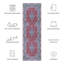 Tapis oriental rouge / bleu marine-1814502063