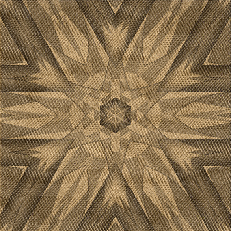 Geometric Indoor Rug, Square 7'