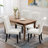 Tufted Upholstered Beige Parsons Chair-1874606462