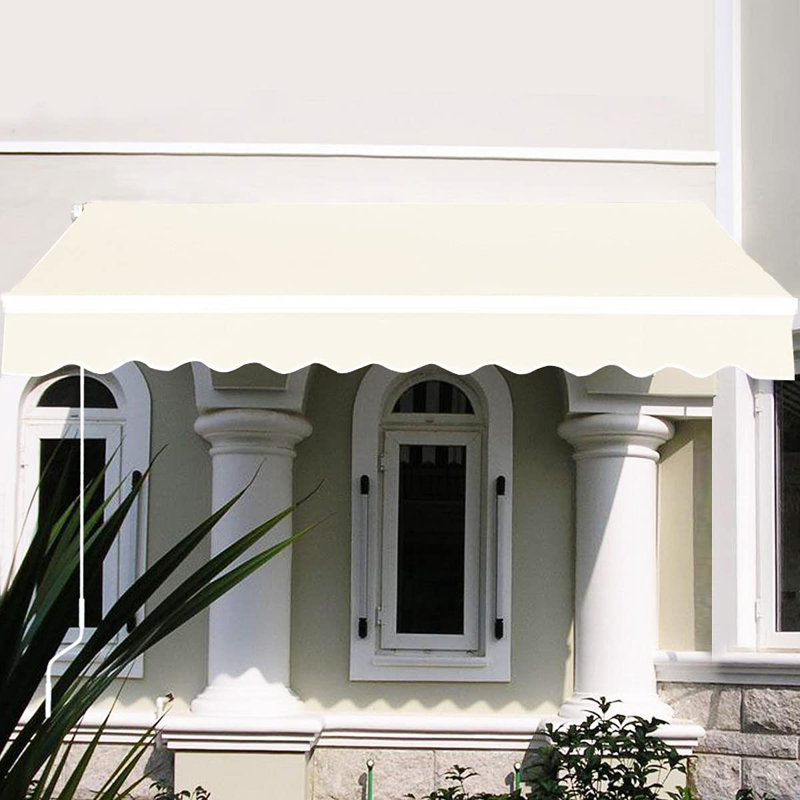 Hadeya 300 cm W x 250 cm D Gizeh Extendable Awning, Beige