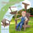 Adirondack Chair With High Backrest Armrests Fire Pit Chair For Kids Ages 3-8 Years Old-175954511
