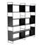Ilyass 190cm H x 181cm W Iron Etagere Bookcase