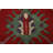 Red Geometric Kazak Oriental Area Rug