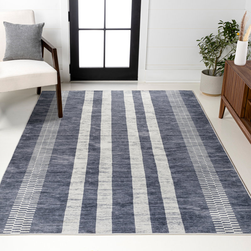 Tapis gris ardoise / ivoire Chichaoua, Rectangle 3 pi 11 po x 6 pi