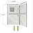 Bella CORE Arctic Mist 2 Wall Tub and Shower Surround with Gray Design Strip up to 48Dx48Wx96H