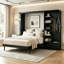 Lit escamotable avec rangement et lumières Murphy-728054880
