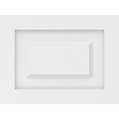 Panneau mural Harrison 3D en blanc