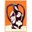 Black Vase White Flowers Print by Marco Marella For Studio M-110513809-110513821
