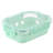 Martha Stewart 21 Ounce Glass Container with Snap On Lid in Mint