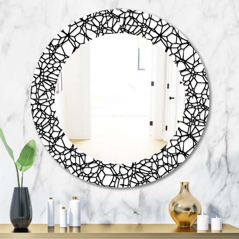 Modern & Contemporary Accent Mirror, 31.5" H x 31.5" W