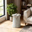 Table de bout d'extérieur, table d'appoint en faux terrazzo