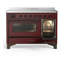 Majestic III Series 48 Inch Induction Range with 6 Induction Elements in Matte Graphite (Brass Trim)-1917753923-1917753926