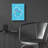 'Ketamine Molecule 2' by Epic Portfolio, Acrylic Glass Wall Art-507994187