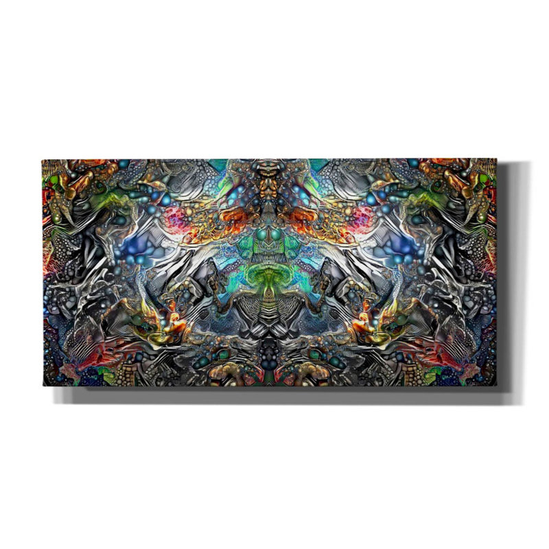 «Maria Sabinas Trance On Canvas» par Pedro Gavidia, reproduction, H 30 po x l 60 po x P 1,5 po
