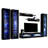 120" Modern Floating Wall Mounted Entertainment Center with 16-Color LED Lighting, High Gloss Finish-193191624