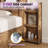 Sherell Full Size Bed Frame with 4 Storage Drawers,Brown-100845097-100845096
